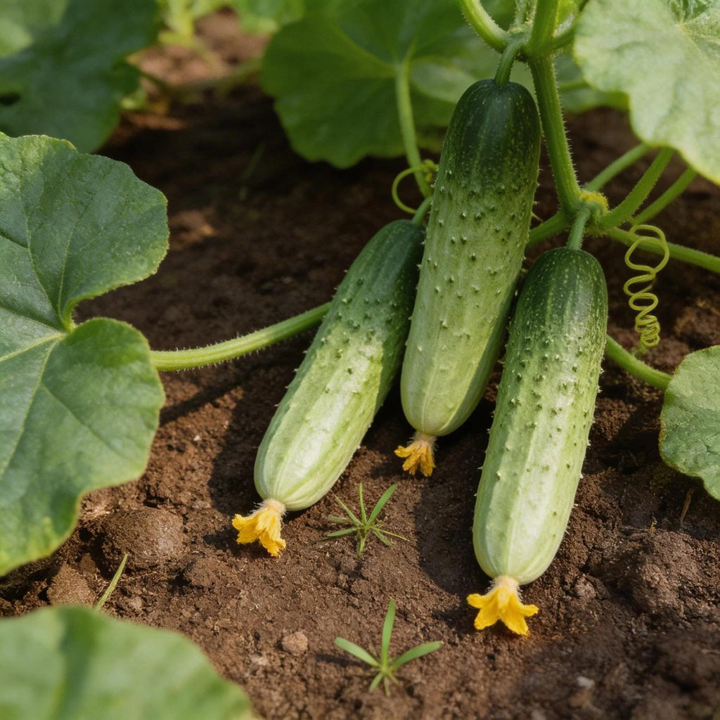 100 Pieces Organic Open-Pollinated High Yield Cucumber Seeds Fresh Edible for Container Planting Family Home Garden Multiple Growing Environments