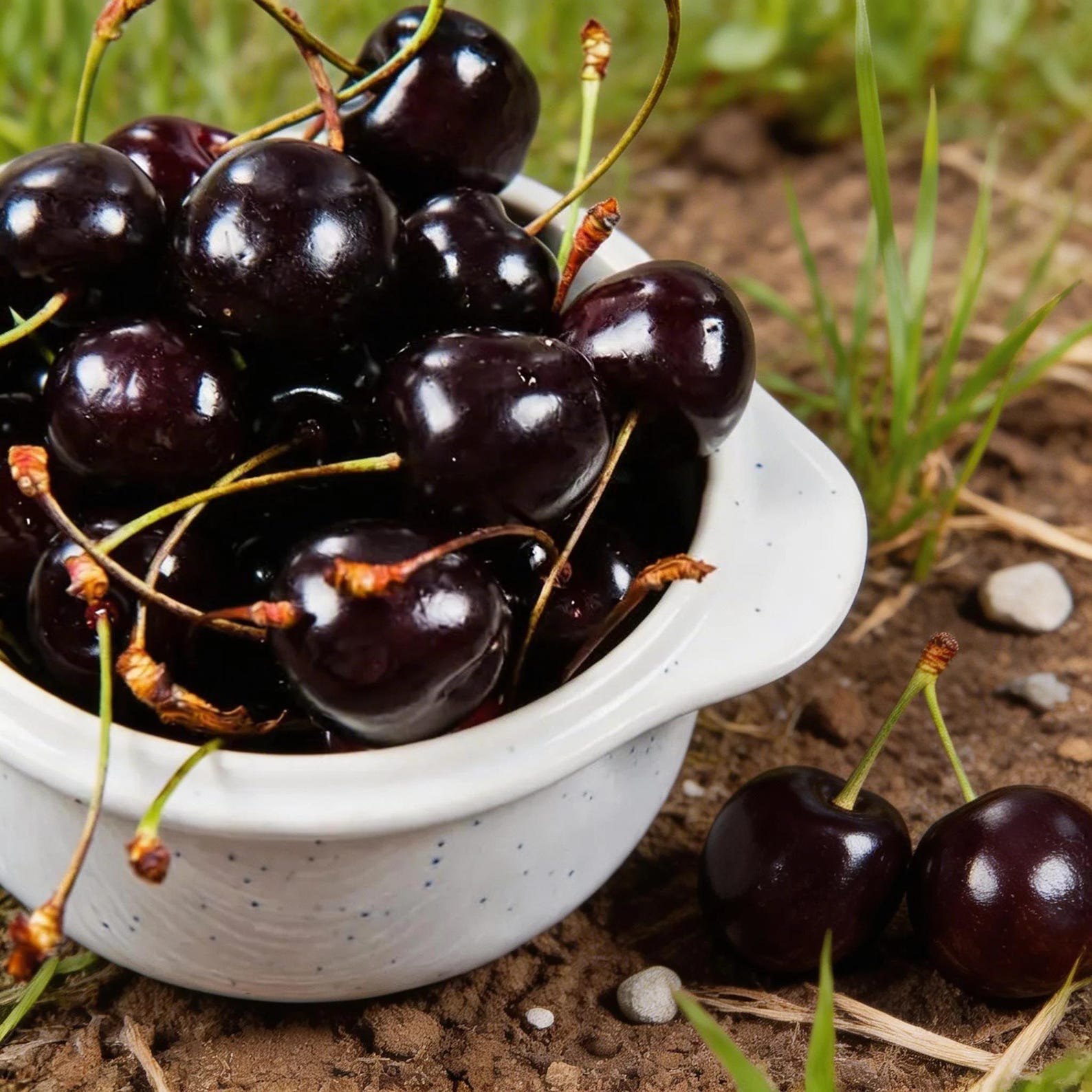 50 Count Non GMO Heirloom Cherry Seeds Fresh Eating Easy to Grow Garden Fruit Vegetable Seeds for Yard Landscape Outdoor Planting Growing